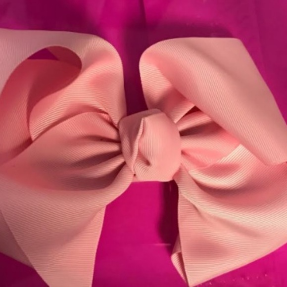 Other - NEW Large Peach HairBow